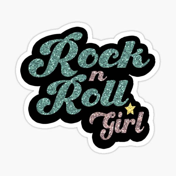 Darla Finding Nemo Rock And Roll Stickers, Heavy Metal Girl Stickers sold  by Minny Dragonfly, SKU 40729048