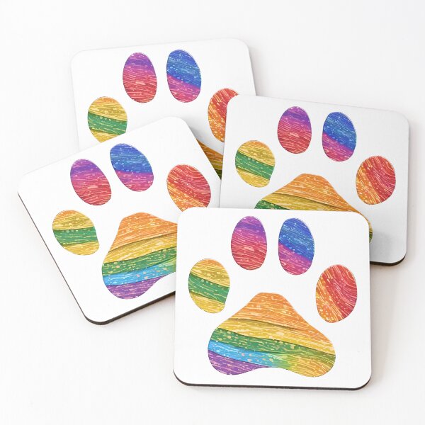 Item preview, Swirling Rainbow Paw designed and sold by Fashon1.
