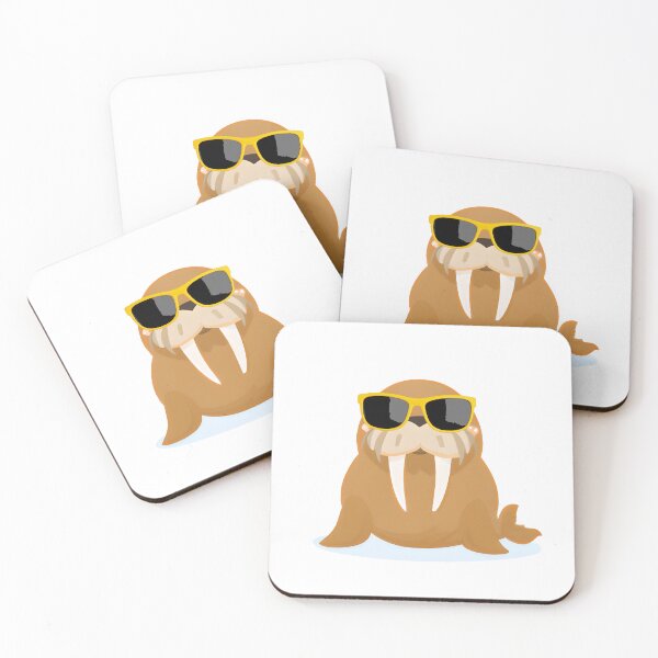 Item preview, Cool Walrus Wearing Sunglasses designed and sold by TheAnimalZ00.