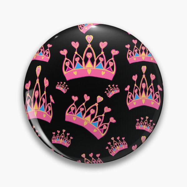 Item preview, Isaiah 62:3 - "The Lord will hold you in His hand - a splendid crown in the hand of God." Darling Crowns - Hand-drawn in pink with pink and yellow hearts designed and sold by Victoria Rose.