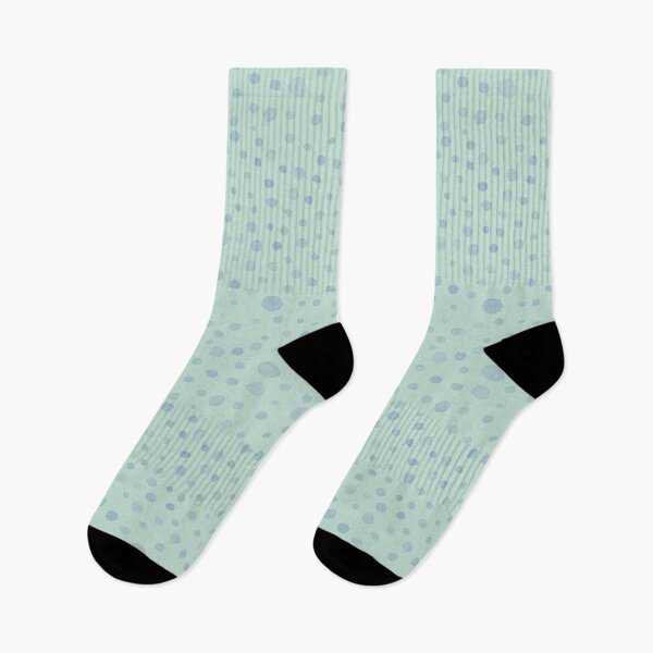 Item preview, Confetti Watercolor Dots Pattern - Mint + Sky designed and sold by Irene Estelle.