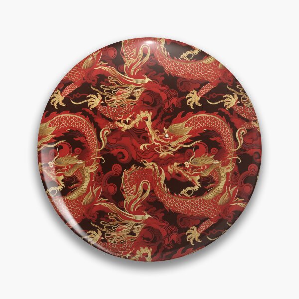 Item preview, Seamless Dance of Lunar Fire - Auspicious Dragon on Midnight Sky designed and sold by Phutharesuan Wachirapisut.