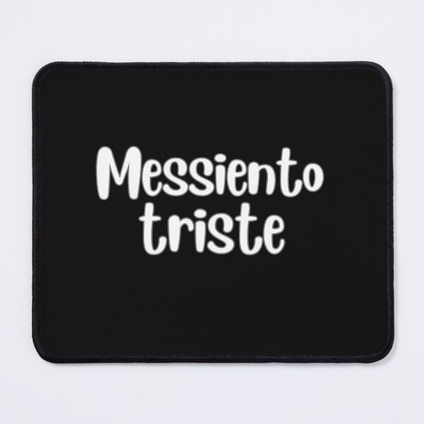 Item preview, Messiento triste soccer futbol quote art  designed and sold by The-GOAT-Store.