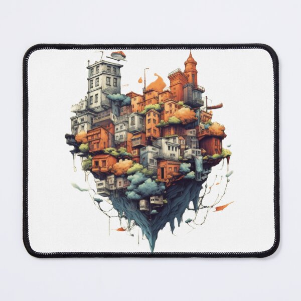 Item preview, Flying town designed and sold by NostosArt.