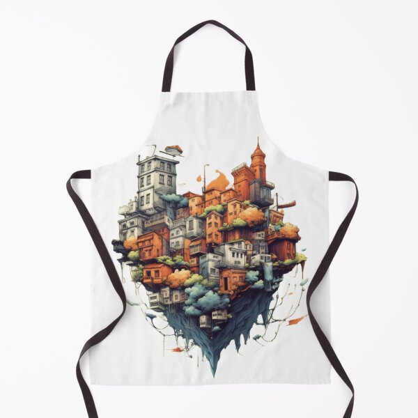 Item preview, Flying town designed and sold by NostosArt.