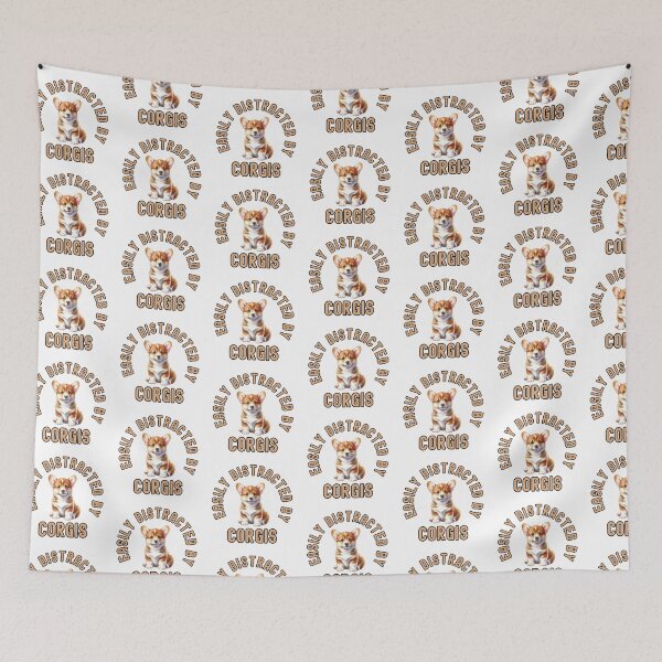 Item preview, Easily Distracted By Corgis designed and sold by TheAnimalZ00.