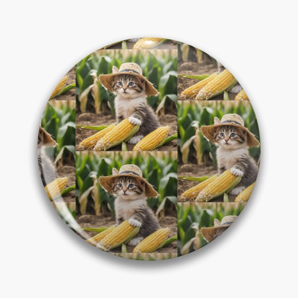 Item preview, Corn Farmer Kitten designed and sold by Elio2005.