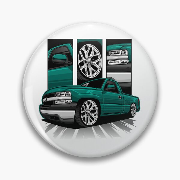 Item preview, Chevrolet Silverado 1500 Green designed and sold by vektoranda.