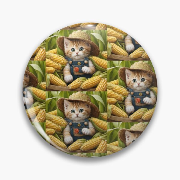 Item preview, Corn Farmer Kitten designed and sold by Elio2005.