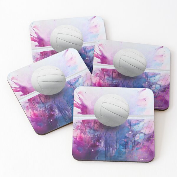 Item preview, Volleyball Alcohol Ink designed and sold by jendrip.