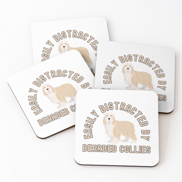 Item preview, Easily Distracted By Bearded Collies designed and sold by TheAnimalZ00.