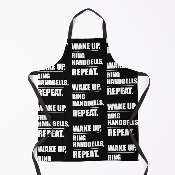 Item preview, wake up, ring handbells, repeat designed and sold by SubtleSplit.