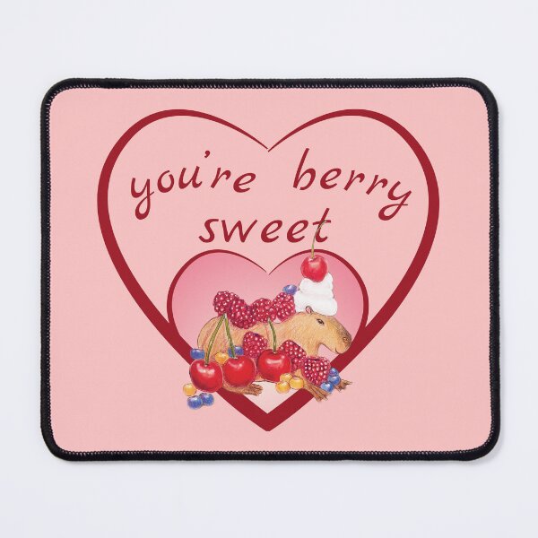 Item preview, you're berry sweet capybara designed and sold by umasharda.