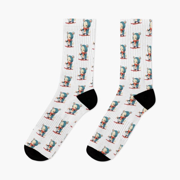 Item preview, Baby rabbit skiing designed and sold by Astralia.