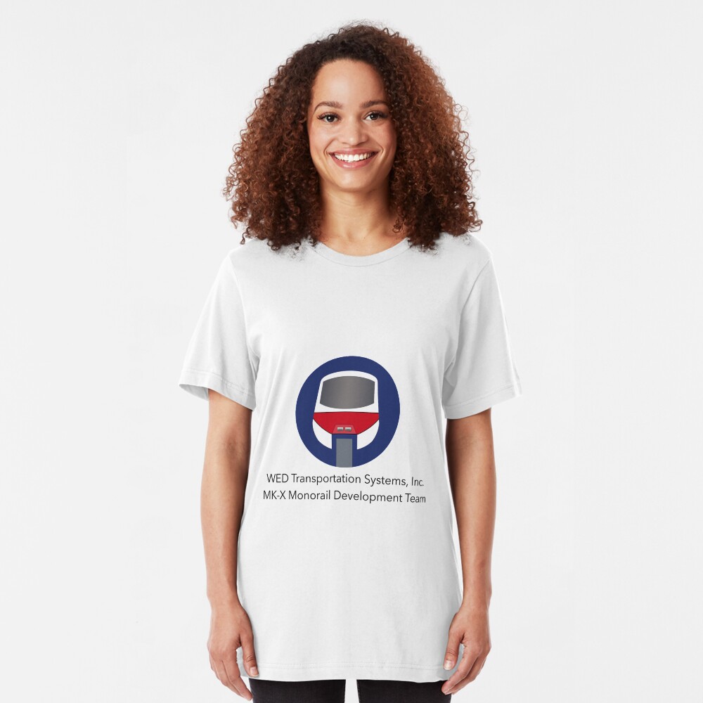 MK-X Monorail Development Team Slim Fit T-Shirt