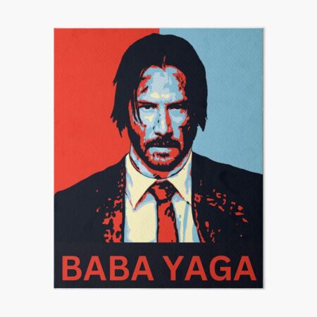 Item preview, Baba Yaga Keanu Reeves Gemälde designed and sold by Vicky021.