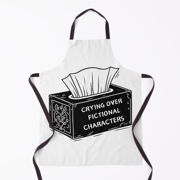 Item preview, Crying over Fictional Characters Gothic Tissue Box designed and sold by ArtadoraDesignz.