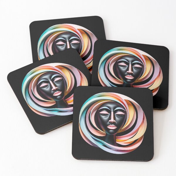 Item preview, Colorful Abstract Face Design #3 designed and sold by George Michael.