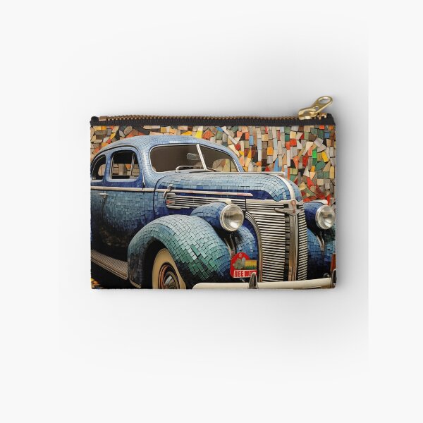 Item preview, 1939 Master Deluxe Classic Car Mix Media Mosaic designed and sold by StefNomadLife.
