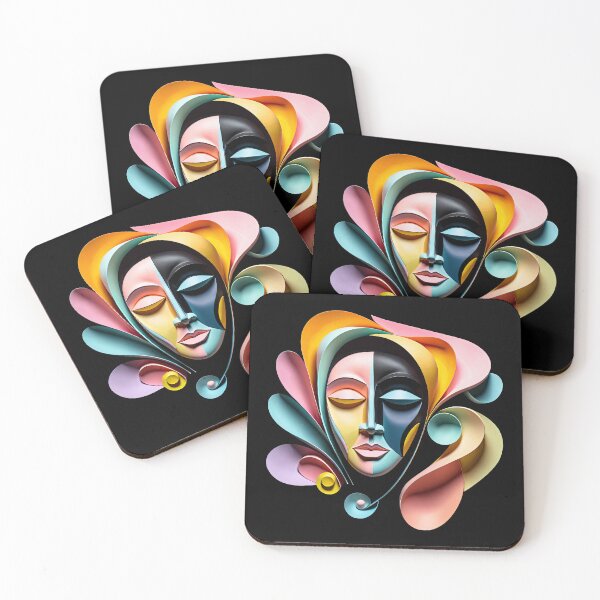 Item preview, Colorful Abstract Face Design #5 designed and sold by George Michael.