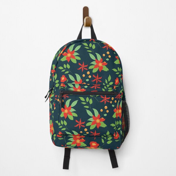 Item preview, Expressive red floral print designed and sold by pinkyfish1010.
