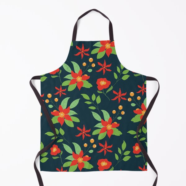 Item preview, Expressive red floral print designed and sold by pinkyfish1010.