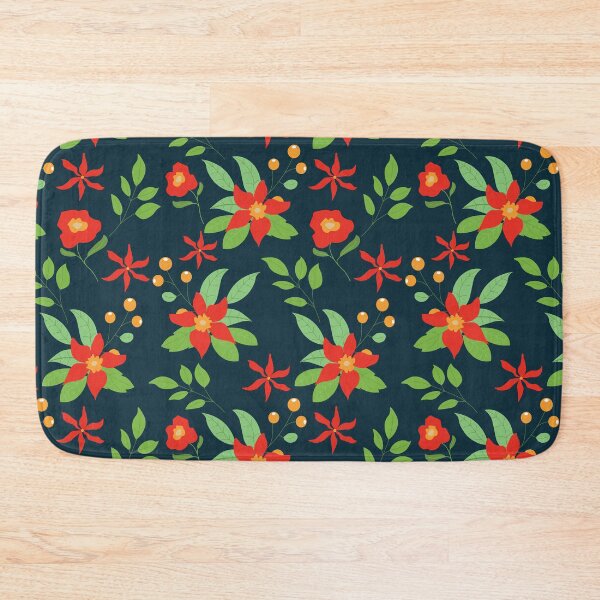 Item preview, Expressive red floral print designed and sold by pinkyfish1010.