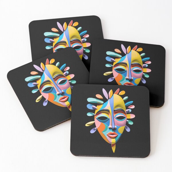 Item preview, Colorful Abstract Face Design #6 designed and sold by George Michael.