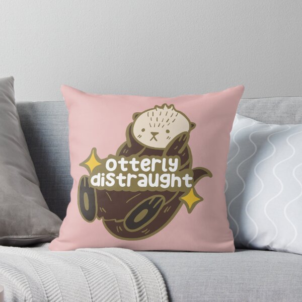 Item preview, Otterly Distraught - Otter Pun designed and sold by snoozybun.