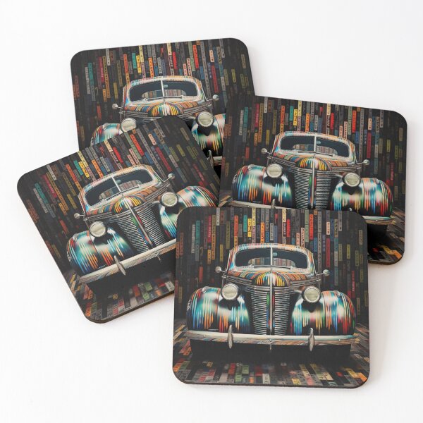 Item preview, 1939 Master Deluxe Classic Car Digital Doodle Print designed and sold by StefNomadLife.