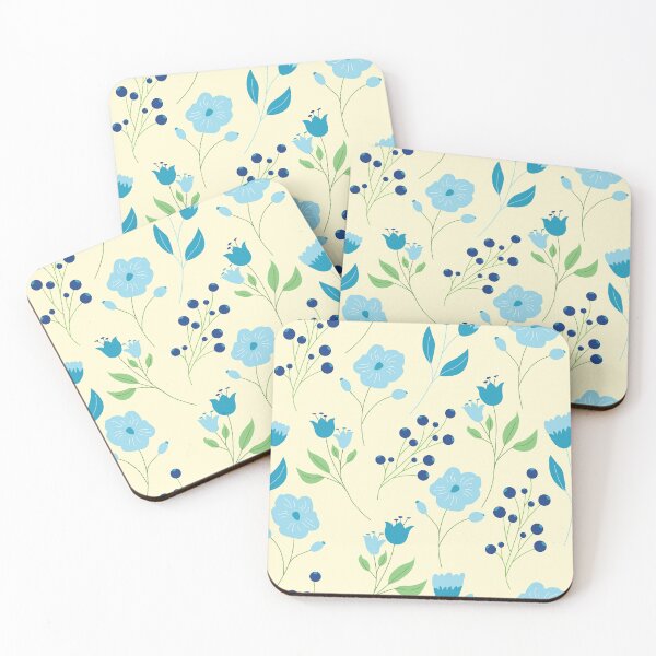 Item preview, Soft blue spring flowers designed and sold by pinkyfish1010.