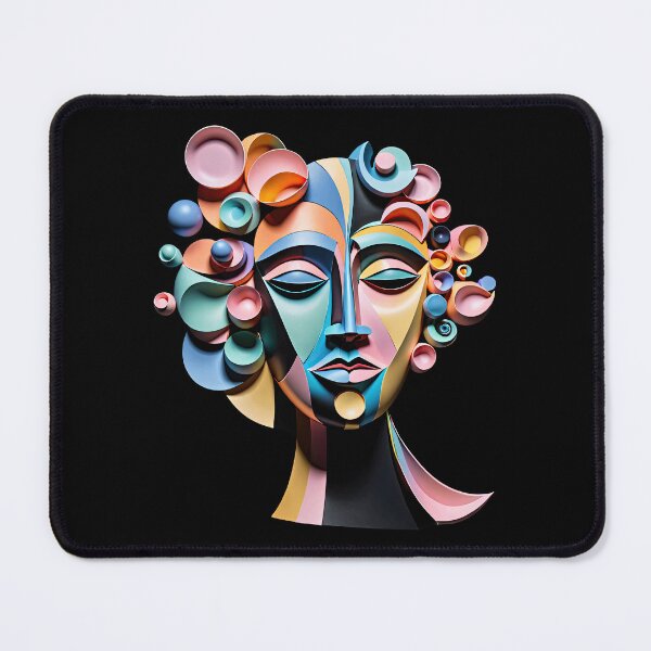 Item preview, Colorful Abstract Face Design #7 designed and sold by George Michael.
