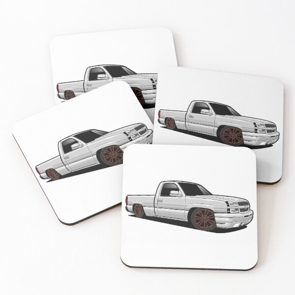 Item preview, Chevrolet Silverado White designed and sold by vektoranda.