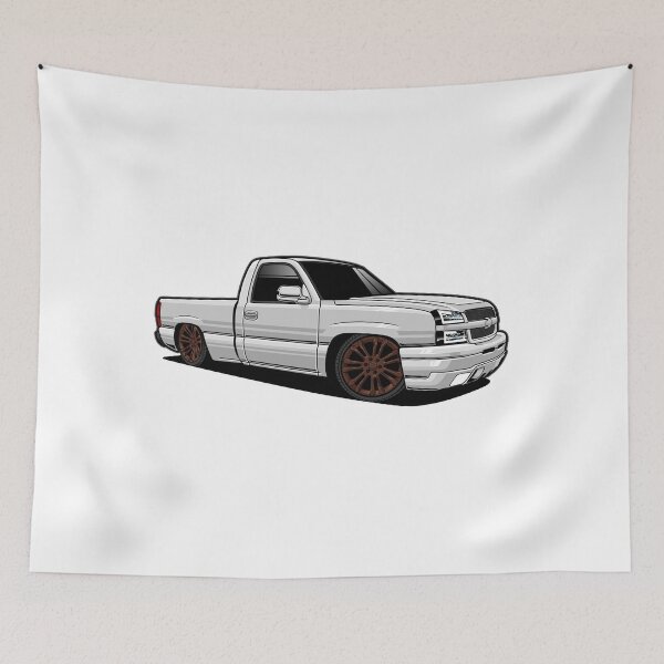 Item preview, Chevrolet Silverado White designed and sold by vektoranda.