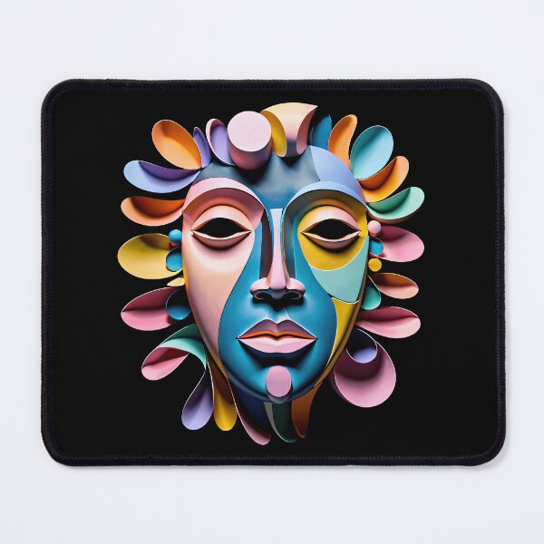 Item preview, Colorful Abstract Face Design #9 designed and sold by George Michael.