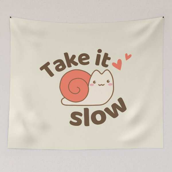 Item preview, Take It Slow Cute and Lovely Snail  designed and sold by elunemori.