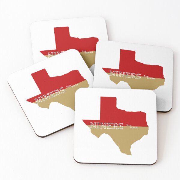 Item preview, NINERS Texas Faithful - Contorno blanco designed and sold by JCR0CK.