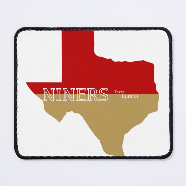Item preview, NINERS Texas Faithful - White Outline designed and sold by JCR0CK.