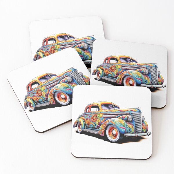 Item preview, 1939 Master Deluxe Classic Car Digital Doodle Print designed and sold by StefNomadLife.