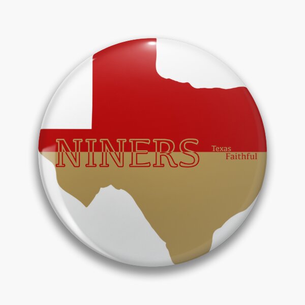 Aperçu de l'œuvre Niners Texas Faithful - Or rouge créée et vendue par JCR0CK.
