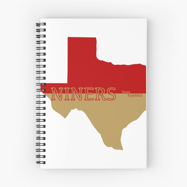 Aperçu de l'œuvre Niners Texas Faithful - Or rouge créée et vendue par JCR0CK.