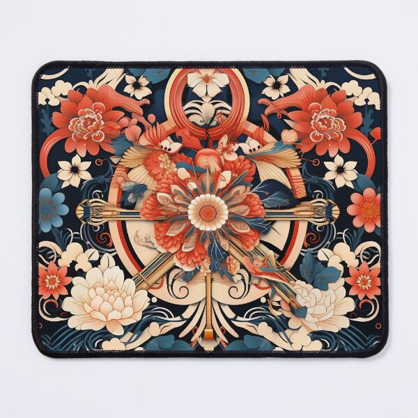 Item preview, Samurai Crest Symphony designed and sold by Obsidian Ink by Wilshire.