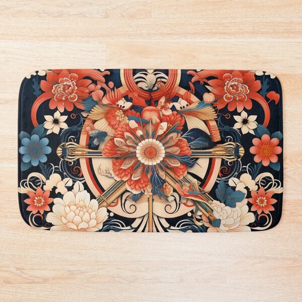 Item preview, Samurai Crest Symphony designed and sold by Obsidian Ink by Wilshire.