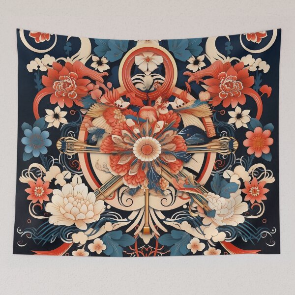 Item preview, Samurai Crest Symphony  designed and sold by Obsidian Ink by Wilshire.