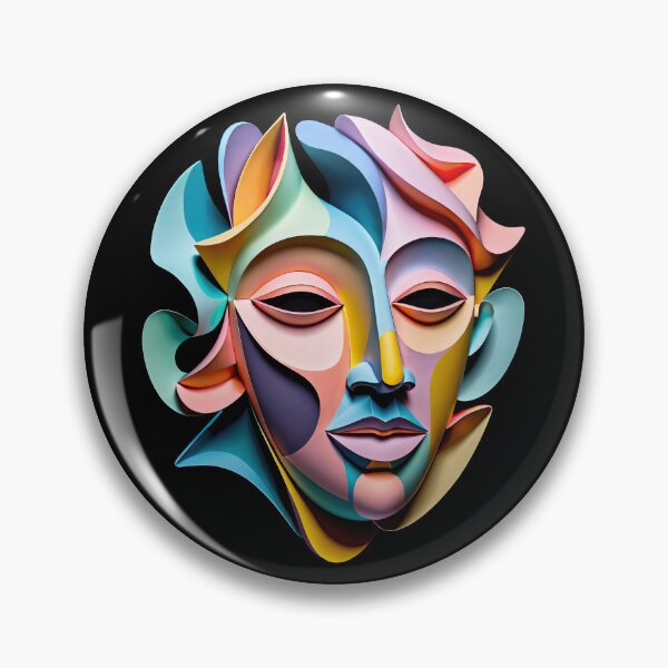 Item preview, Colorful Abstract Face Design #12 designed and sold by George Michael.