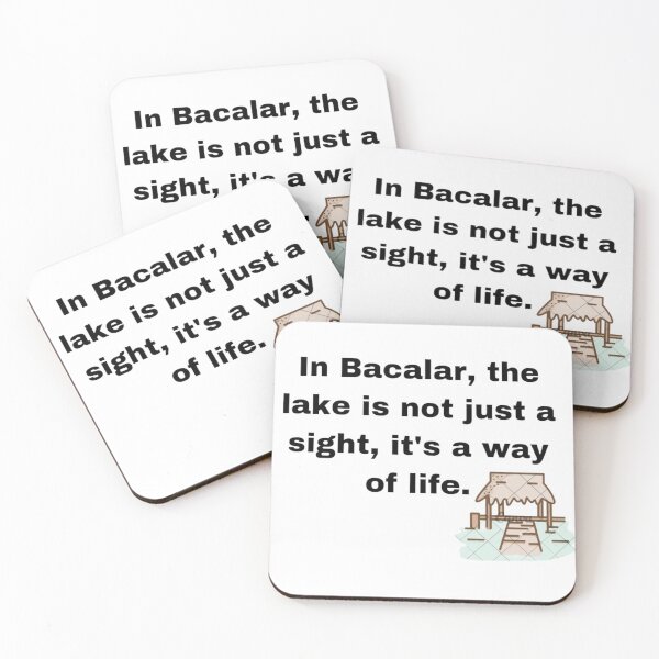 Aperçu de l'œuvre À Bacalar, le lac n'est pas seulement un spectacle, c'est un mode de vie. créée et vendue par DaringDesigns19.