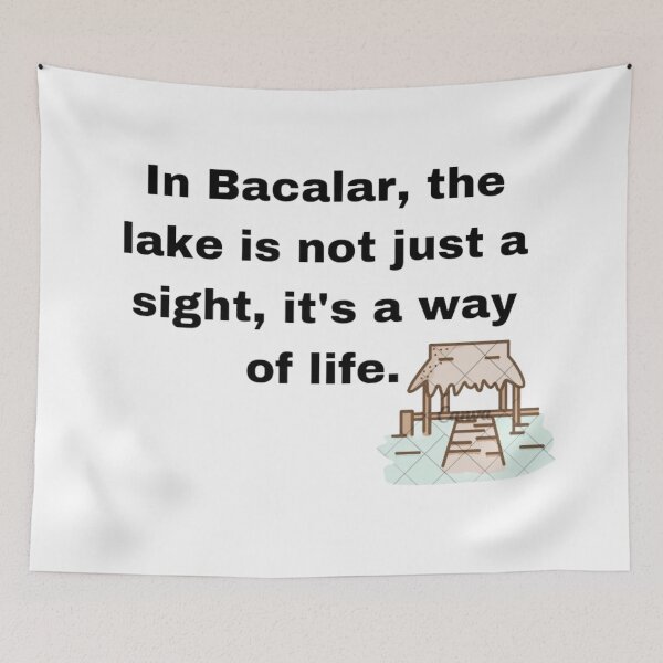 Item preview, In Bacalar, the lake is not just a sight, it's a way of life. designed and sold by DaringDesigns19.