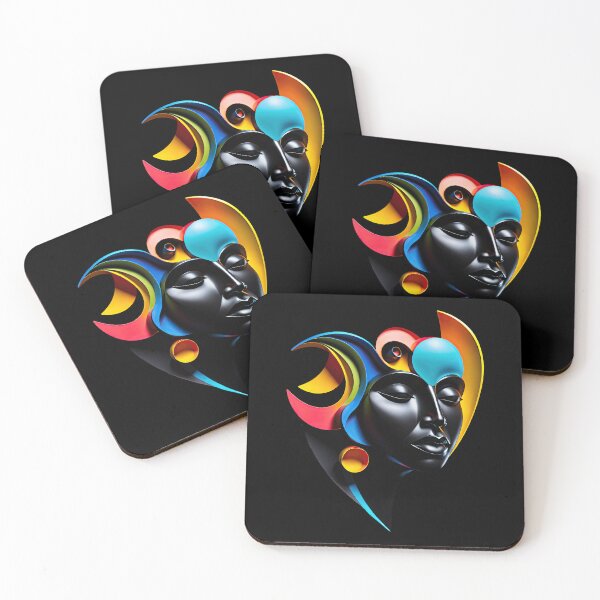 Item preview, Colorful Abstract Face Design #13 designed and sold by George Michael.