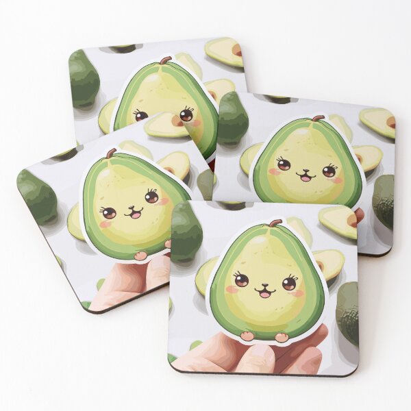 Item preview, kawaii avocado  designed and sold by krishnajit22.