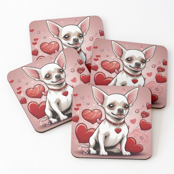 Item preview, "Valentines Chihuahua Charm: A Pint-sized Love Affair" designed and sold by ZipperDragon88.